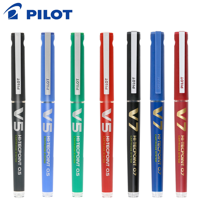 Pilot Pen V5 - 2 Pcs นักบินญี่ปุ่น HI-TECPOINT เจลปากกา BXC-V5/V7