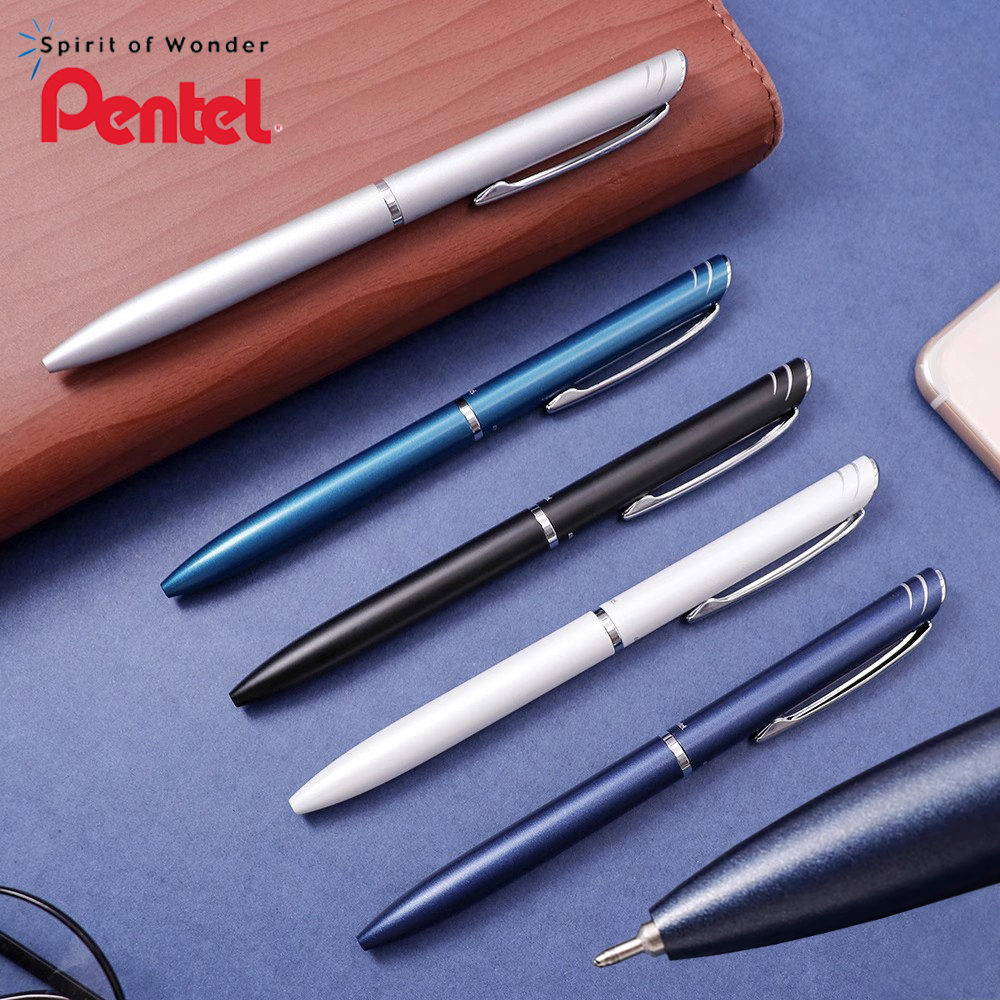 Pentel Pen Energel - ญี่ปุ่นเพนเทล เอเนอร์เจลเจลเพ็น BLN2005 บาร์เรล โลว์เซ็นเตอร์ออฟกราวิตี้ นีดเดิล