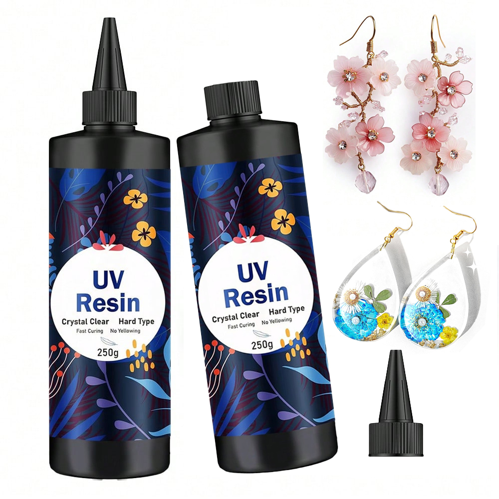 Resin Jewelry Kit - กาวเรซินใสชนิดแข็ง 250 กรัม/500 กรัม ชนิด UV