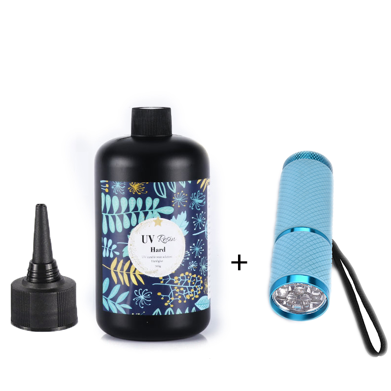 Epoxy Uv Resin Kit - 10-500g UV กาวเรซินอีพ็อกซี่ UV Light ชุดเครื่องประดับ