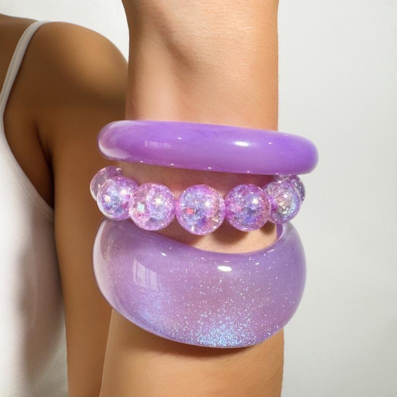 P9FE แพ็ค 1 ชุดกำไลข้อมือเรซิน - Resin Glitter Pack บทวิจารณ์และราคา