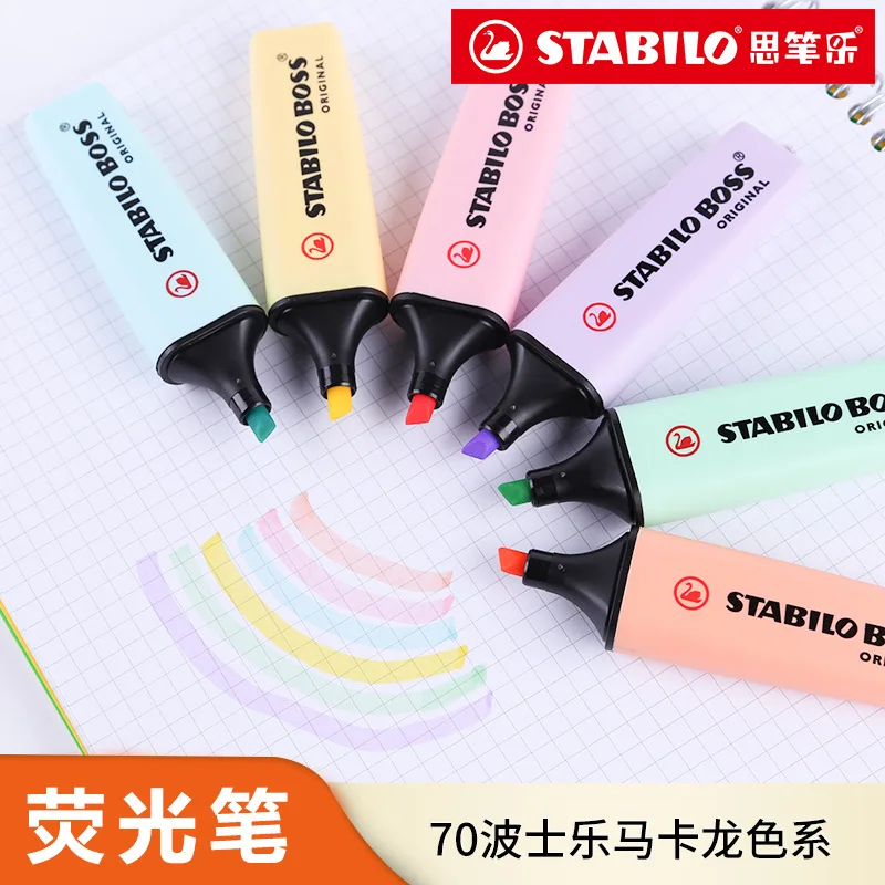 6 สี STABILO BOSS Macaron สี H - Stabilo Marker Boss บทวิจารณ์และราคา