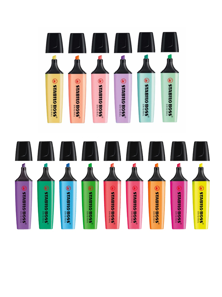 STABILO BOSS Pastel ปากกาเน้นข - Stabilo Marker Boss บทวิจารณ์และราคา