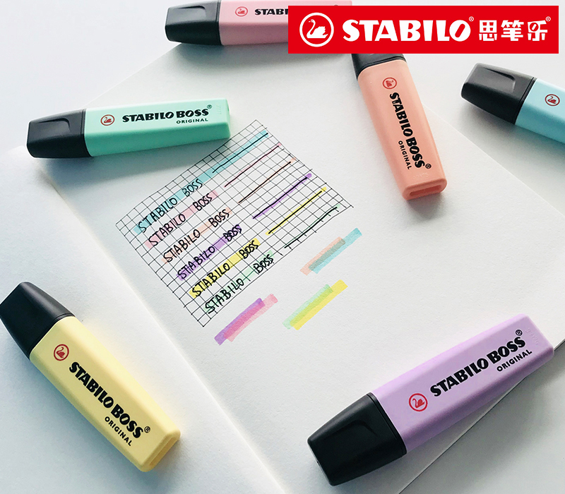 STABILO BOSS Pastel ปากกาเน้นข - Stabilo Marker Boss บทวิจารณ์และราคา