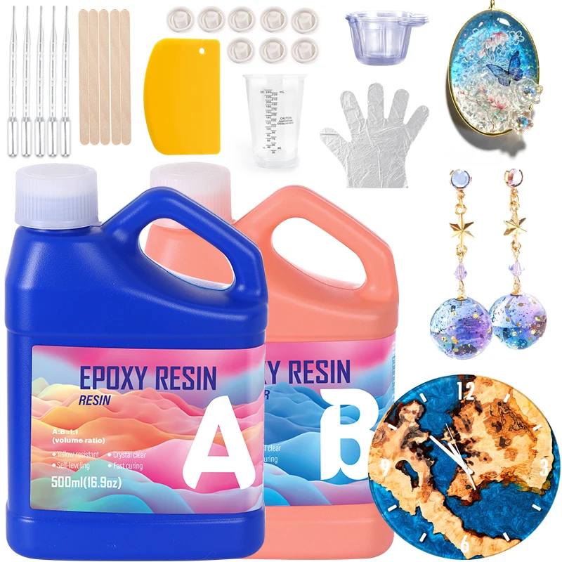 ชุดอีพ็อกซี่เรซิ่นผสมง่าย ใสเห - Resin Jewelry Kit บทวิจารณ์และราคา