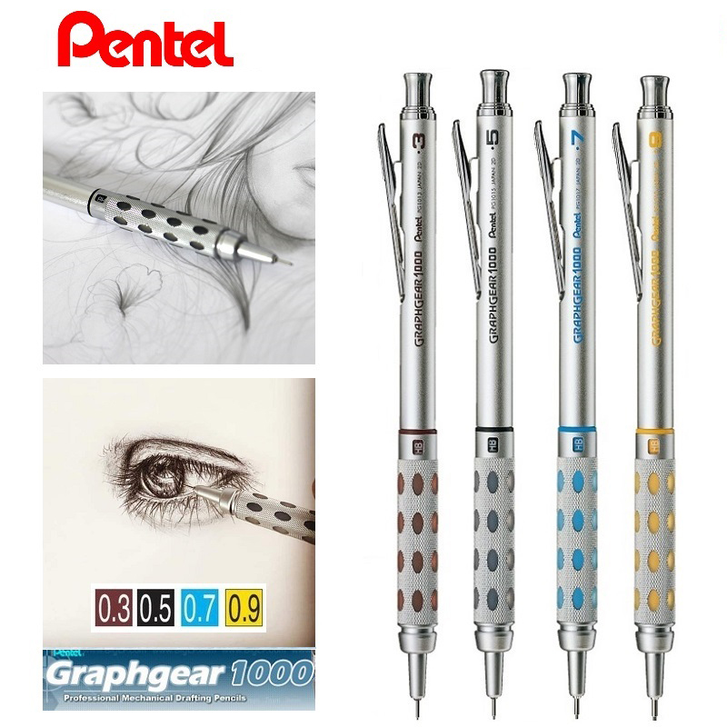 ญี่ปุ่น Pentel ดินสอ GraphGear - Pentel Pen Energel บทวิจารณ์และราคา