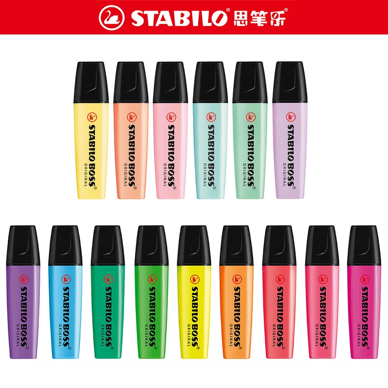 ปากกาไฮไลท์เตอร์ STABILO 5/9/1 - Stabilo Marker Boss บทวิจารณ์และราคา