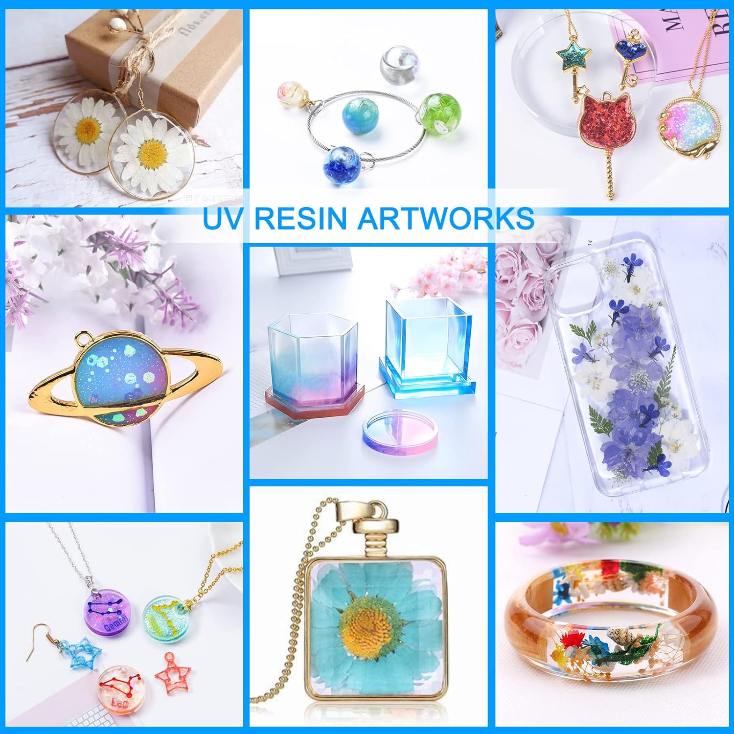 กาวเรซินใสชนิดแข็ง 250 กรัม/50 - Resin Jewelry Kit บทวิจารณ์และราคา