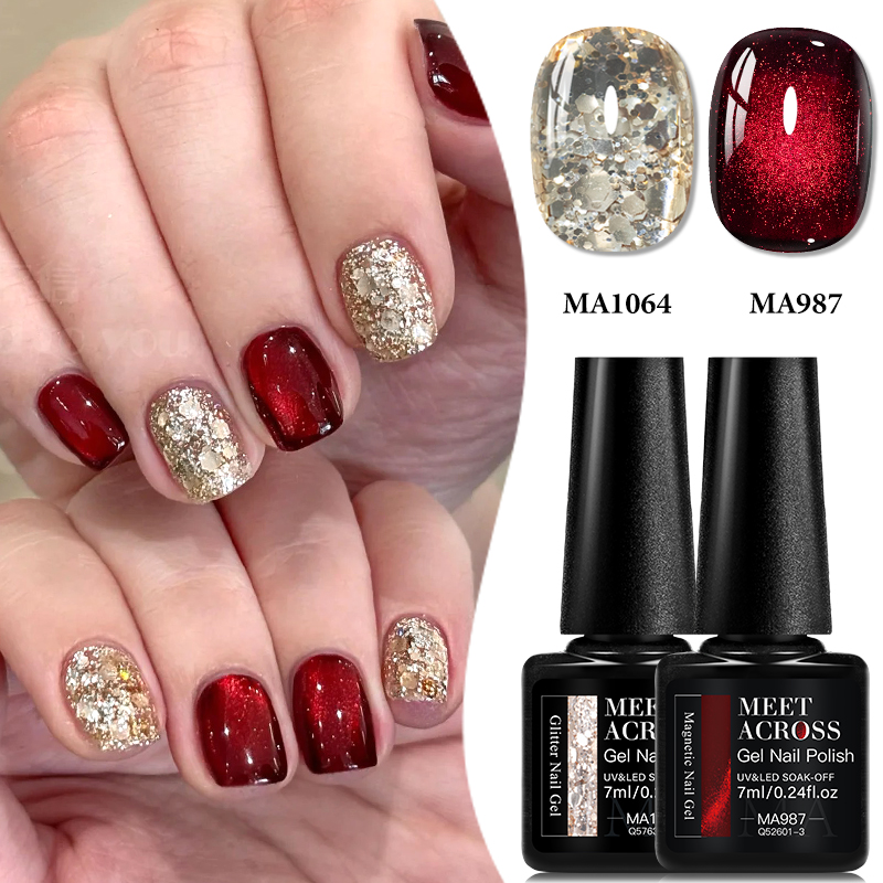 ชุดยาทาเล็บเจลแม่เหล็กและเจลกล - Resin Glitter Pack บทวิจารณ์และราคา