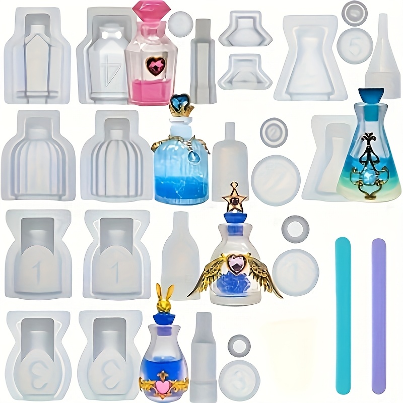 ชุดแม่พิมพ์ซิลิโคนเรซินรูปขวดน - Resin Jewelry Kit บทวิจารณ์และราคา