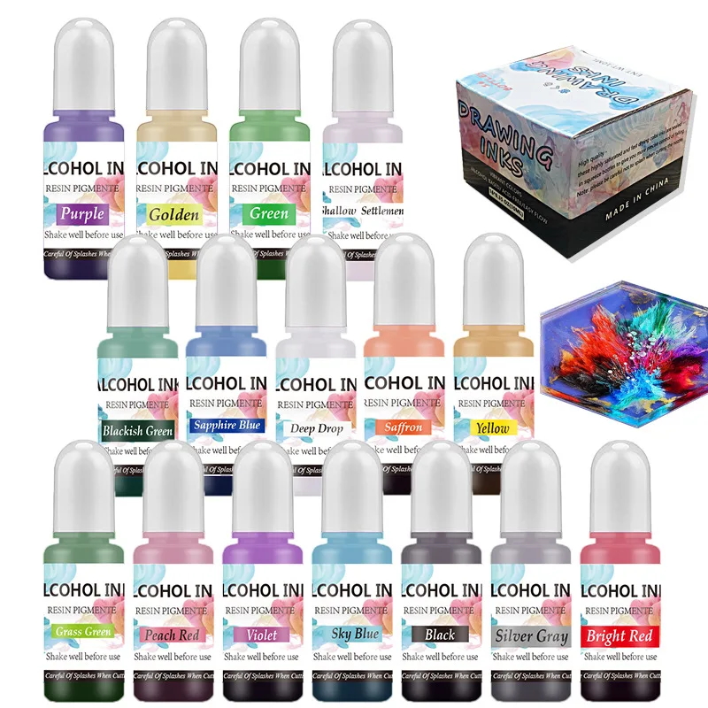 ชุดสีเม็ดสีสำหรับอีพ็อกซี่เรซิ - Epoxy Uv Resin Kit บทวิจารณ์และราคา