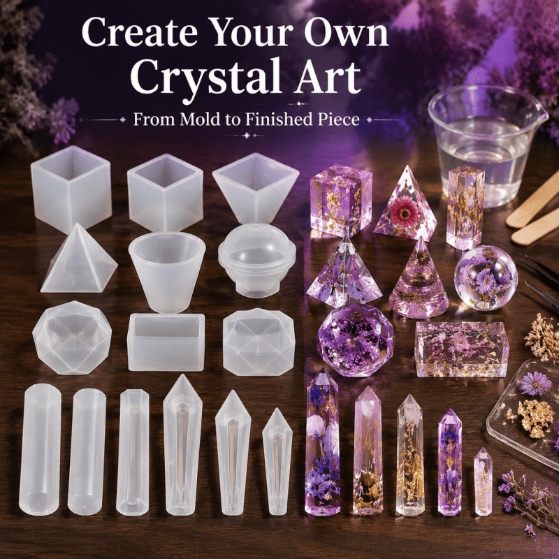 ชุดแม่พิมพ์ซิลิโคนเรซินคริสตัล - Resin Jewelry Kit บทวิจารณ์และราคา