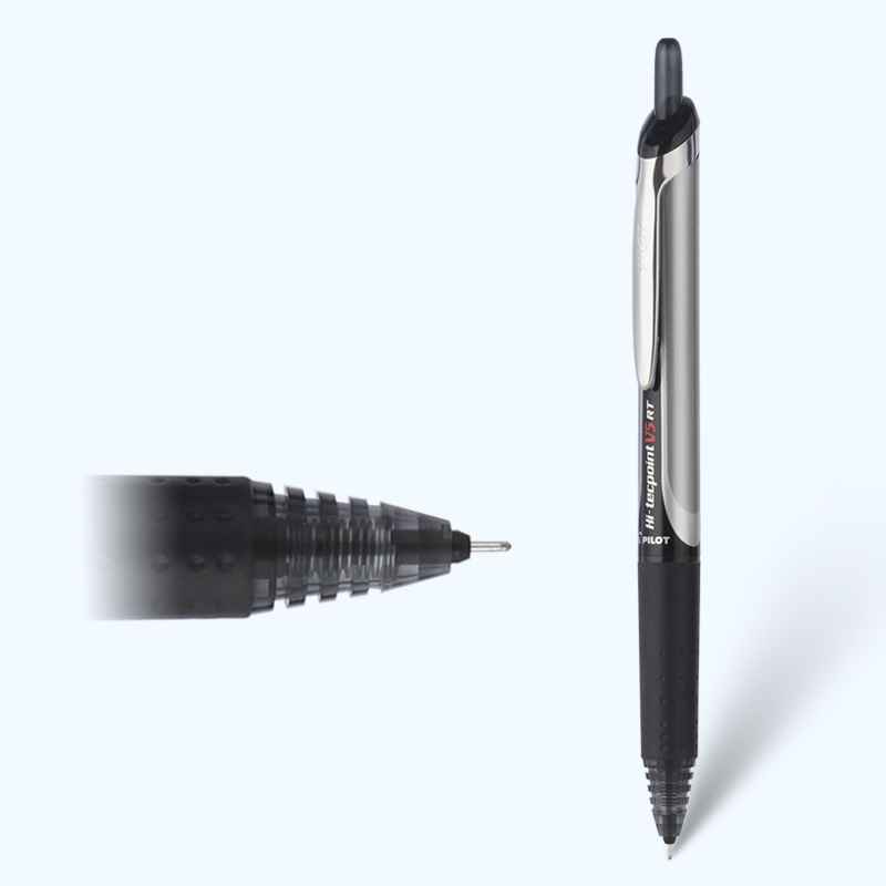 PILOTปากกาสีดำคอลเลกชันขนาดใหญ - Pilot Pen V5 บทวิจารณ์และราคา