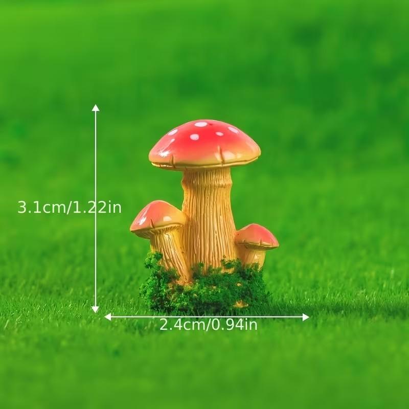 ชุดตกแต่งเห็ดประดิษฐ์ 3 ชิ้น พ - Terrarium Moss Art บทวิจารณ์และราคา