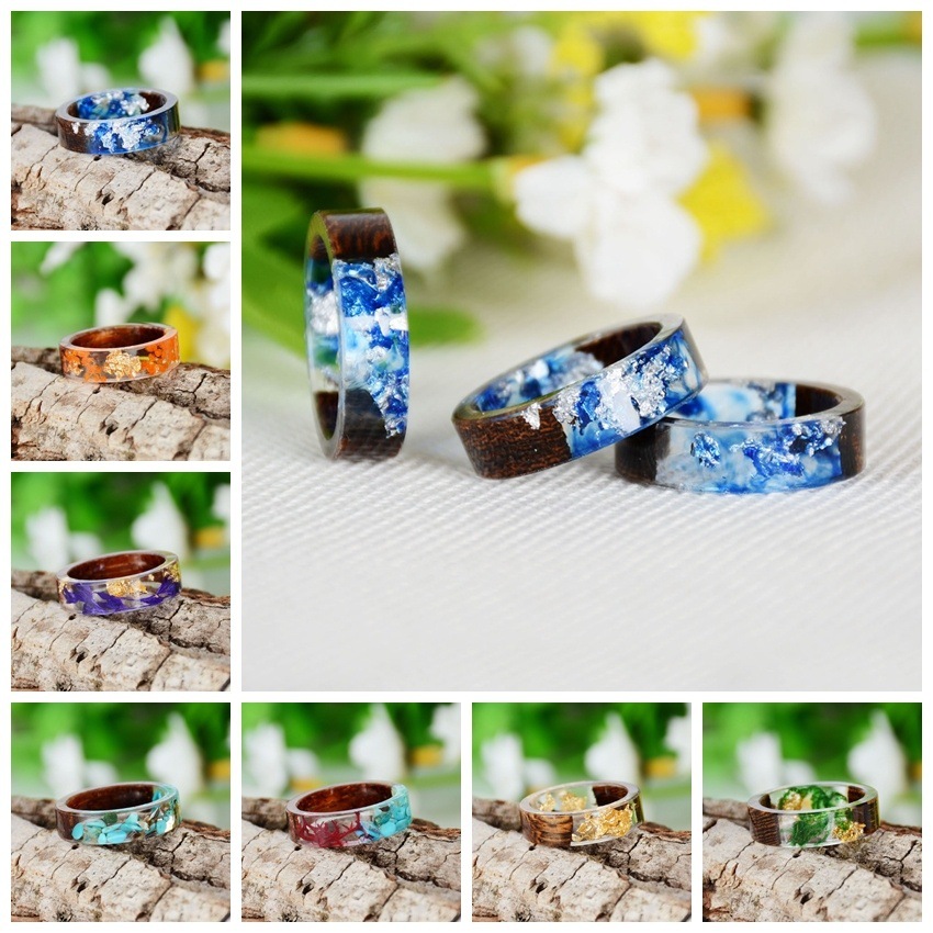 สร้างสรรค์ไม้เรซิ่นแหวนผู้หญิง - Dried Flower Bulk บทวิจารณ์และราคา