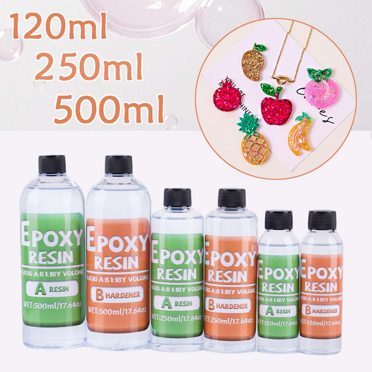 1:1 AB เรซิ่นอีพ็อกซี่กาวชุดกา - Resin Jewelry Kit บทวิจารณ์และราคา