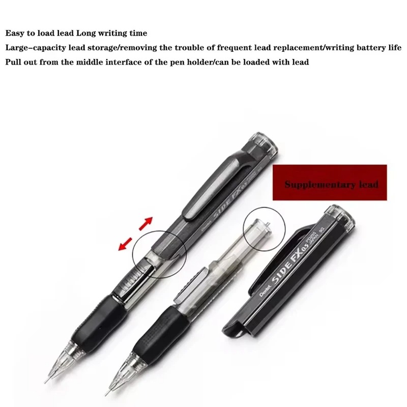 ดินสอกดเพนเทล รุ่นไซด์พุช จับถ - Pentel Pen Energel บทวิจารณ์และราคา