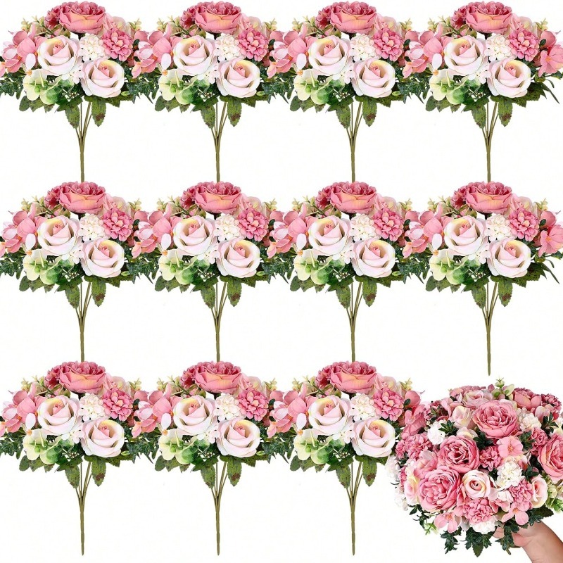 ช่อดอกกุหลาบผ้าไหมเทียมขนาด 32 - Dried Flower Bulk บทวิจารณ์และราคา