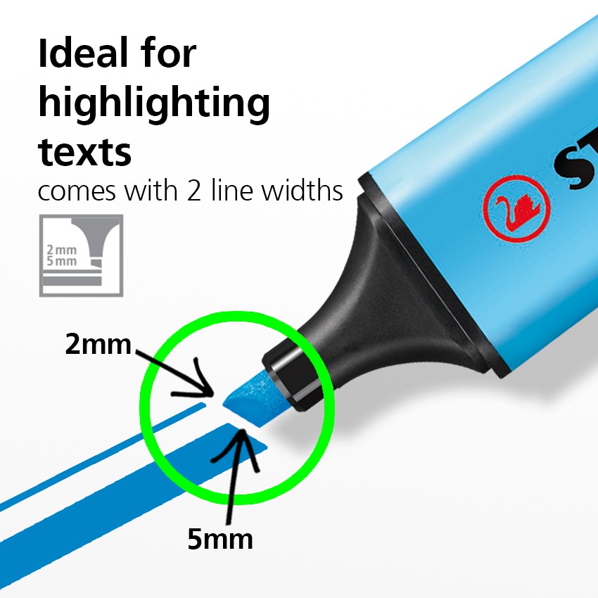ปากกาเน้นข้อความ STABILO BOSS  - Stabilo Marker Boss บทวิจารณ์และราคา