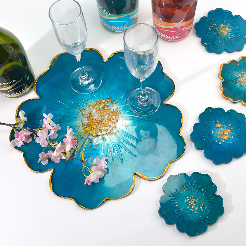 แม่พิมพ์ซิลิโคนสำหรับทำจานรองแ - Epoxy Uv Resin Kit บทวิจารณ์และราคา