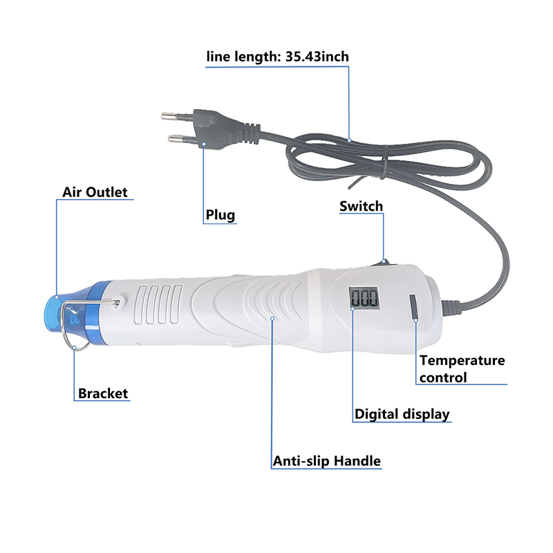 220V ปืนความร้อน HOT AIR GUN ไ - Heat Gun Small บทวิจารณ์และราคา