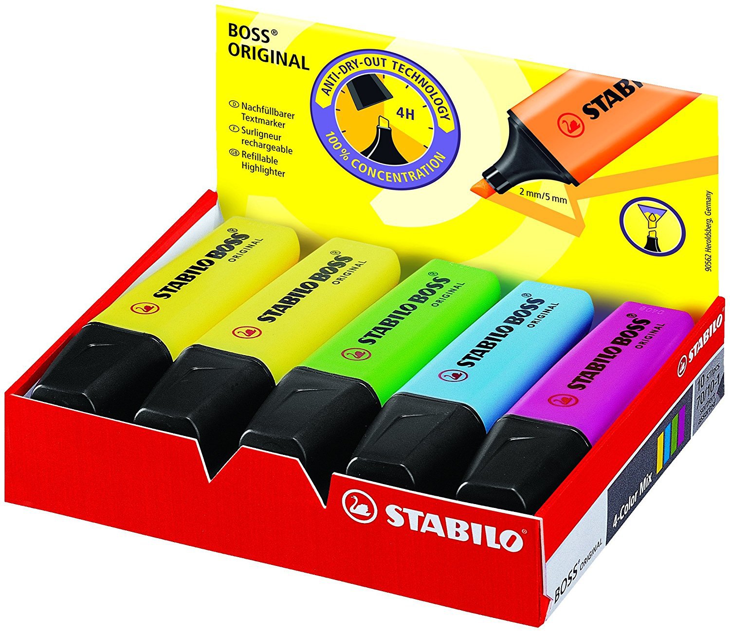 ข้อความ Marker-STABILO BOSS OR - Stabilo Marker Boss บทวิจารณ์และราคา